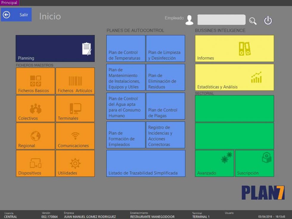 Implantación de software NeoCodex